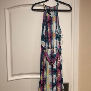 New! Colored sleeveless dress